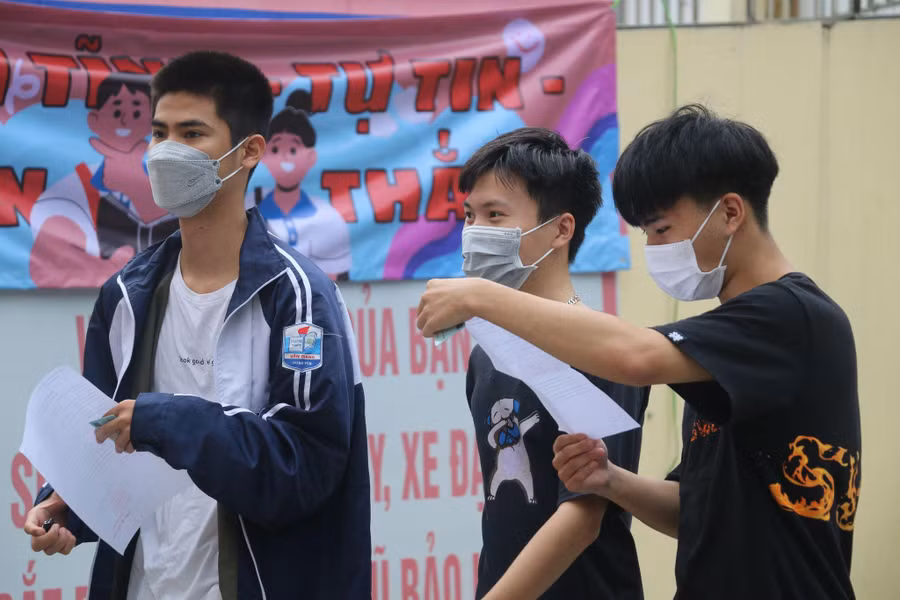 Thí sinh tham dự kỳ thi tốt nghiệp THPT năm 2022.