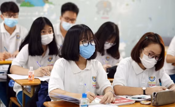 Thi thử kỳ thi tốt nghiệp THPT - Ảnh TL.