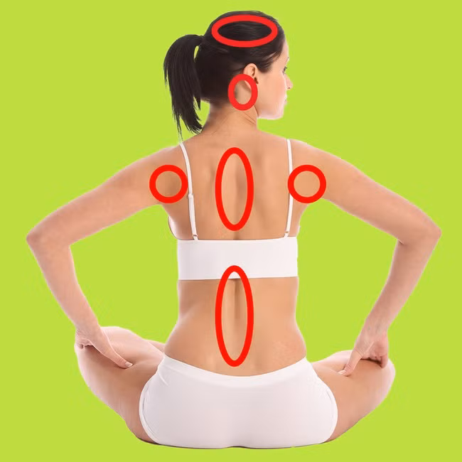 Khu vực tắm thường bị mọi người bỏ qua như lưng, da đầu, sau lỗ tai...