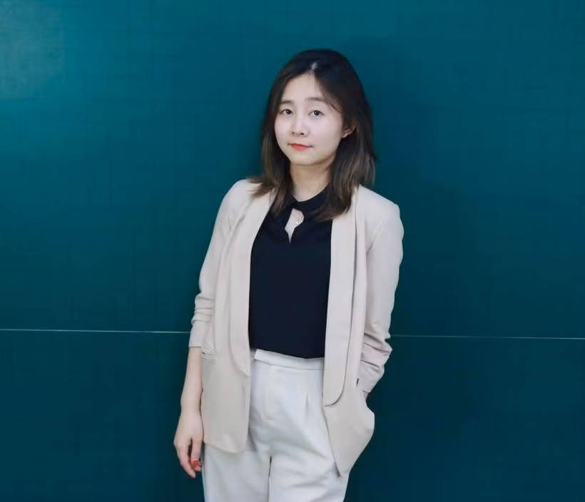 Cô giáo Đoàn Thị Vành Khuyên, giáo viên môn Giáo dục công dân.
