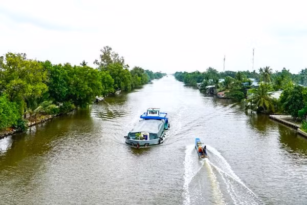 Tuyến sông Chắc Băng, Thới Bình, Cà Mau.