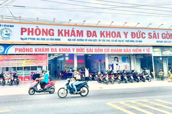 Phòng khám đa khoa Y Đức Sài Gòn nơi ông Nguyễn Xuân Hưng từng khám chữa bệnh.