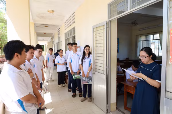 Học sinh Cà Mau tham gia Kỳ thi thử tốt nghiệp THPT 2026.