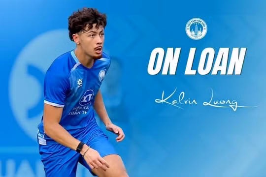 Kalvin Luong tạm rời Thép Xanh Nam Định theo dạng cho mượn.