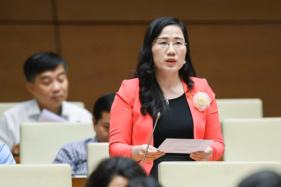 Đại biểu Nguyễn Thị Thủy - Đoàn ĐBQH tỉnh Bắc Kạn chất vấn về việc chậm ban hành kết luận thanh tra.