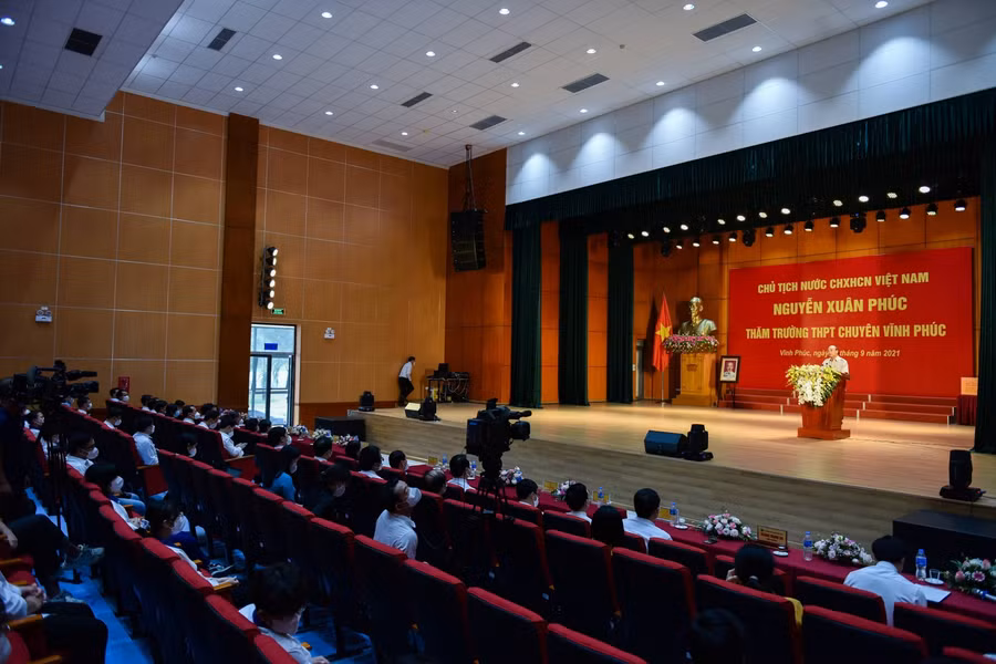 Trong giai đoạn 2021-2025, tỉnh Vĩnh Phúc hướng tới xây dựng và phát triển Trường THPT Chuyên Vĩnh Phúc là trung tâm trải nghiệm khoa học sáng tạo.