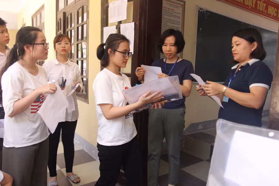 Thí sinh thi THPT quốc gia 2019 tại Nghệ An