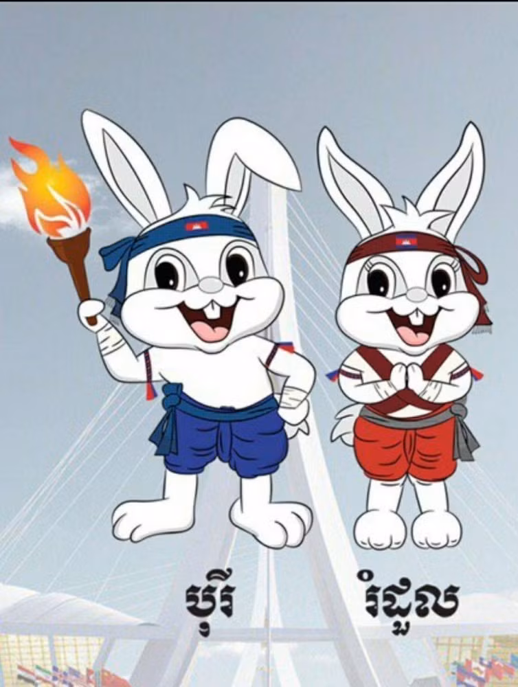 Hai chú thỏ này khoác lên mình trang phục võ thuật truyền thống Bokator màu đỏ (Rumdoul) và xanh (Borey). Màu sắc đỏ và xanh này cũng là hai màu sắc đại diện cho quốc kỳ Campuchia. Hai chú thỏ này khoác lên mình trang phục võ thuật truyền thống Bokator màu đỏ (Rumdoul) và xanh (Borey). Màu sắc đỏ và xanh này cũng là hai màu sắc đại diện cho quốc kỳ Campuchia.