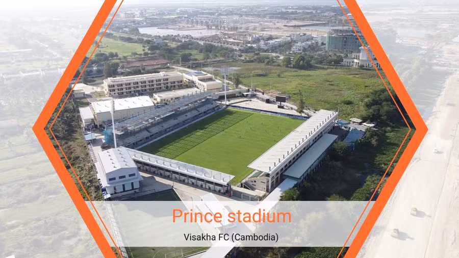 Sân vận động Prince là sân nhà của CLB Visakha tại giải VĐQG Campuchia, hay còn có tên gọi khác là sân Visakha. Sân vận động Prince là sân nhà của CLB Visakha tại giải VĐQG Campuchia, hay còn có tên gọi khác là sân Visakha.