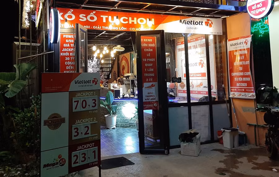 Đại lý bán vé Vietlott trúng giải 41,4 tỷ đồng tại thị trấn Yên Minh.