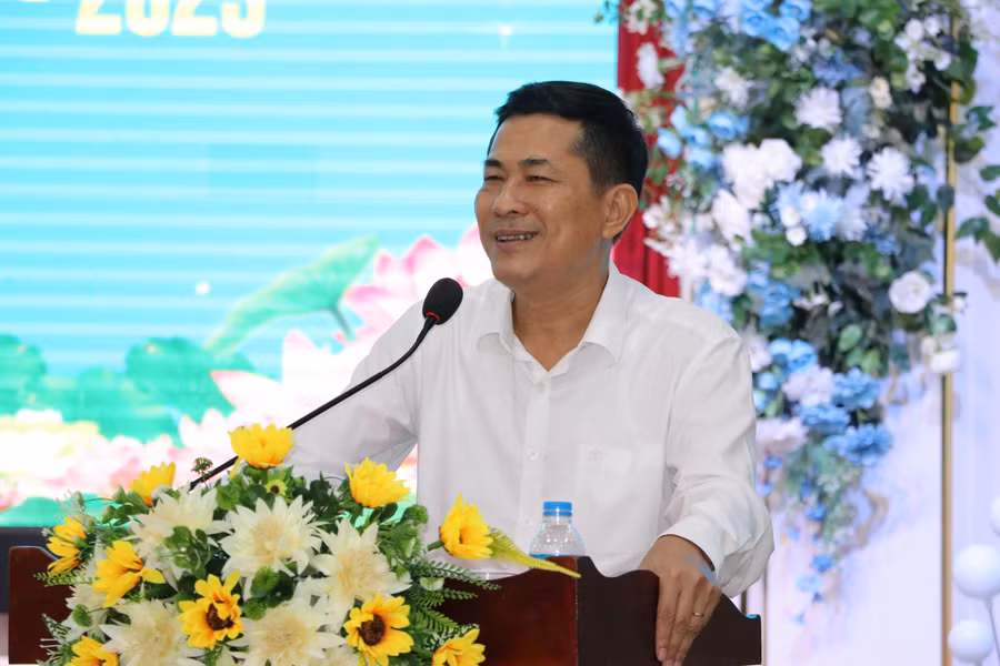 Ông Thái Văn Thành - Giám đốc Sở GD&amp;ĐT Nghệ An ghi nhận và đánh giá cao hoạt động của Công đoàn ngành trong năm học 2021-2022.