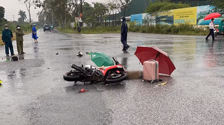 Hiện trường vụ việc.