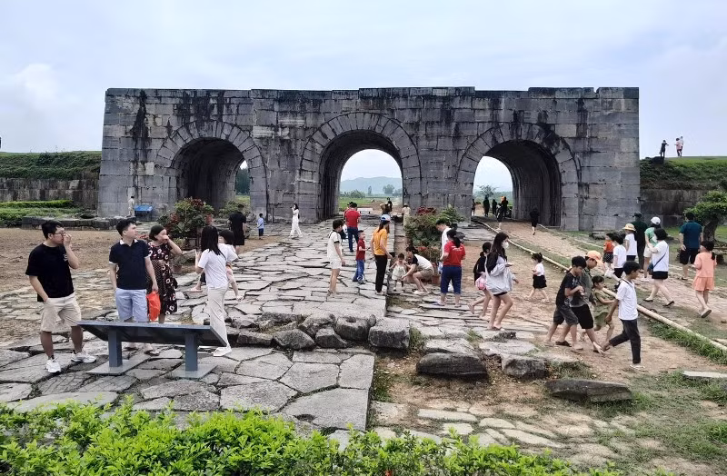 Di sản Văn hóa Thế giới Thành Nhà Hồ (huyện Vĩnh Lộc, Thanh Hóa). Ảnh: TL.