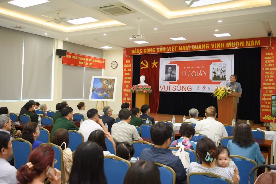 Lễ khánh thành dựng tượng cố Giáo sư Từ Giấy tại Viện Dinh dưỡng quốc gia ảnh 1