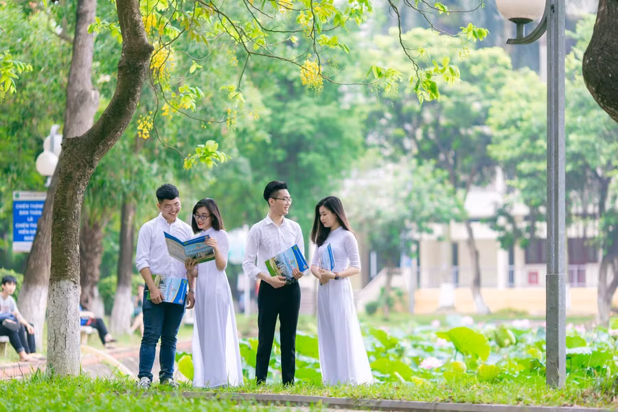 Sinh viên Học viện Nông nghiệp Việt Nam.