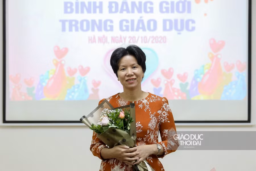 Bà Ngô Thị Thu Hà - Giám đốc Trung tâm thúc đẩy giáo dục và nâng cao năng lực phụ nữ (CEPEW)