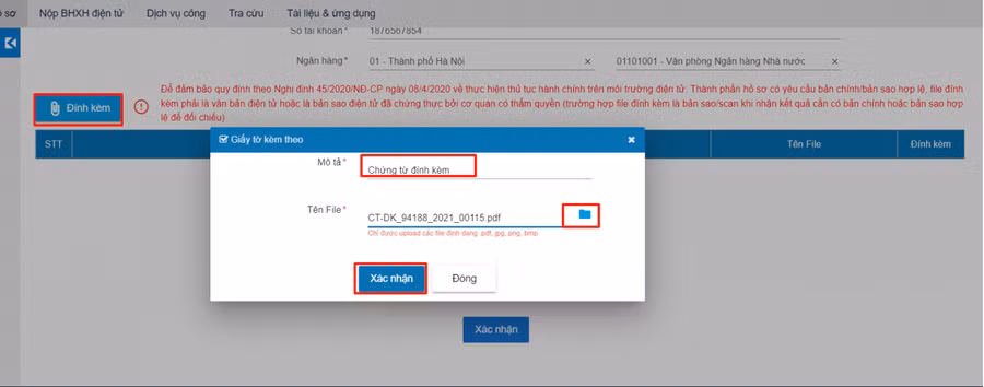 Hướng dẫn đăng ký trực tuyến nhận hỗ trợ từ Quỹ bảo hiểm thất nghiệp ảnh 6