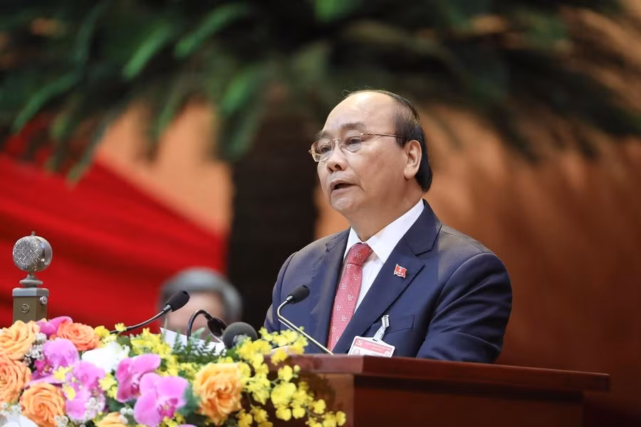 Thủ tướng Chính phủ Nguyễn Xuân Phúc phát biểu tuyên bố khai mạc
