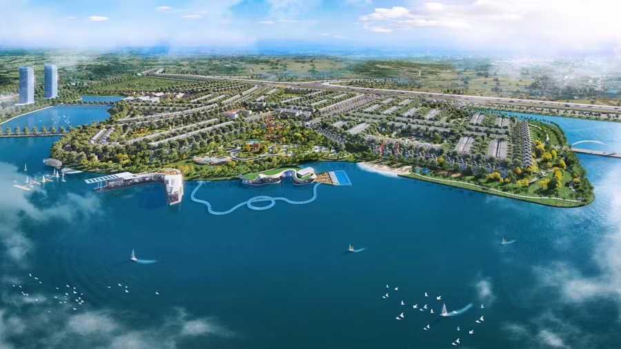 Toàn cảnh đại đô thị tiện ích đẳng cấp Bắc Hà Nội TMS Homes Wonder World. (Ảnh phối cảnh)