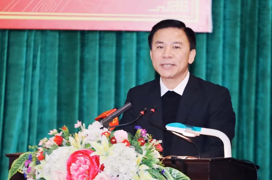 Ông Đỗ Trọng Hưng - Bí thư Tỉnh ủy Thanh Hóa phát biểu tại Hội thảo.