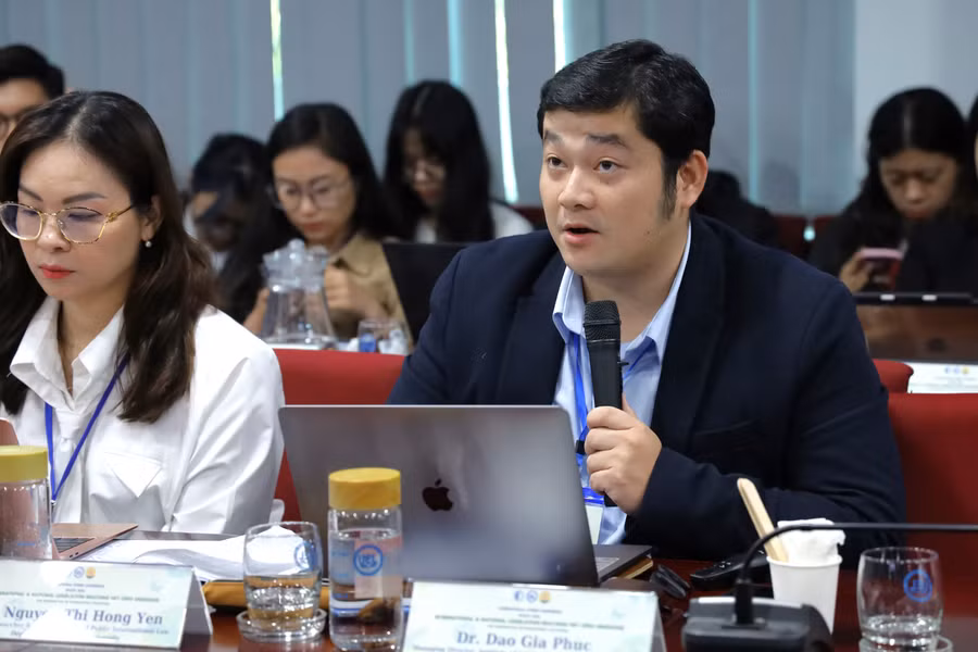 TS Đào Gia Phúc, Viện trưởng Viện Pháp luật Quốc tế và So sánh, UEL. Ảnh: UEL