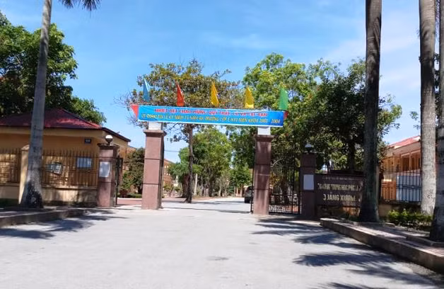 Trường THPT Quảng Xương 1 (Thanh Hóa) - nơi có thí sinh đạt 29,05 điểm (khối A).