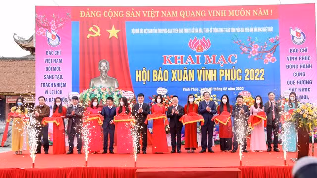 Hội Báo Xuân Vĩnh Phúc 2022 diễn ra từ 9-16/2.