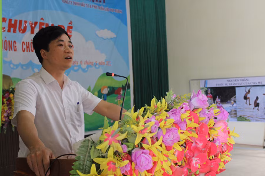 Ông Hoàng Văn Lực – Phó Chủ tịch UBND huyện Thiệu Hóa phát biểu tại chương trình.