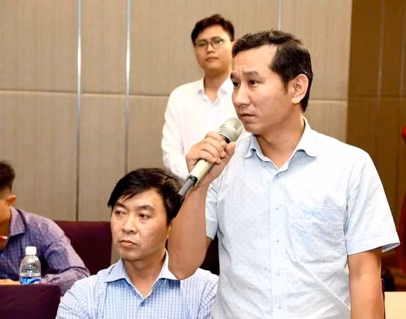 Nhà báo Võ Thanh Hùng, Báo Sài Gòn Giải Phóng. Ảnh: NVCC