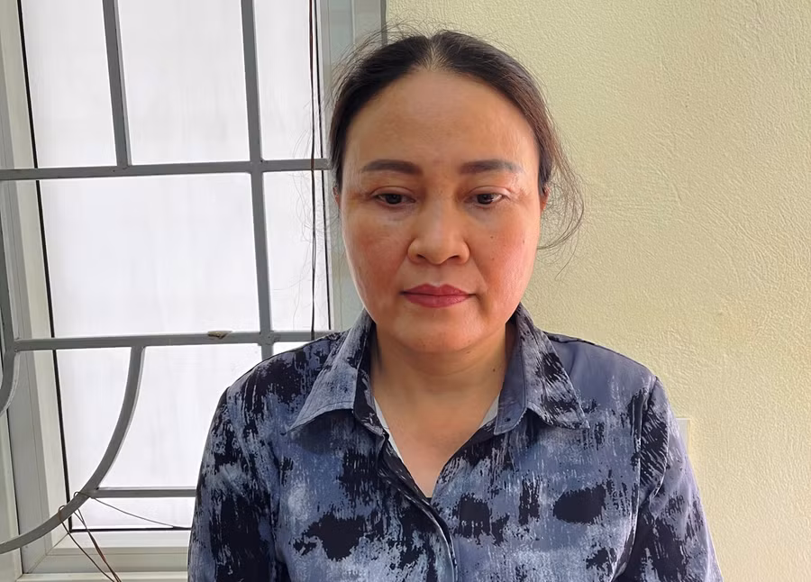 Chủ quan karaoke Lê Thị Lan. Ảnh: Công an cung cấp.