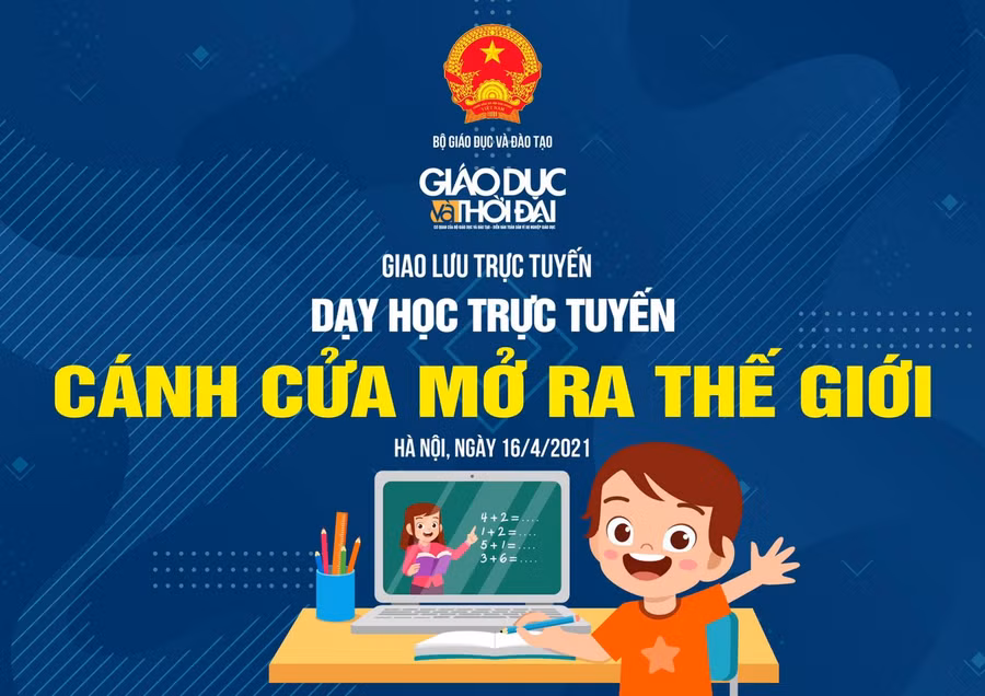 Giao lưu trực tuyến "Dạy học trực tuyến: cánh cửa mở ra thế giới" ảnh 1