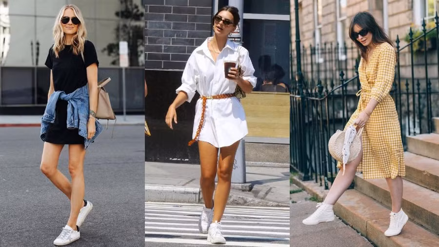 Một đôi giày thể thao màu trắng là thứ không thể thiếu trong tủ đồ của bất kỳ ai.
