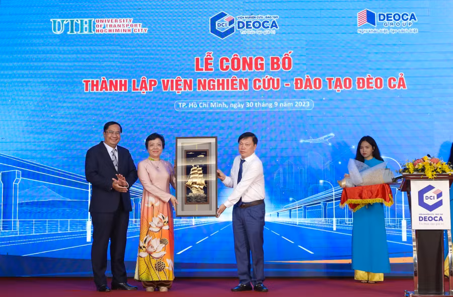 Lễ công bố thành lập Viện Nghiên cứu - Đào tạo Đèo Cả (DCI). Ảnh: DCI