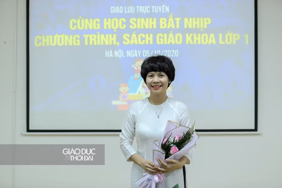 Cô giáo Phạm Phương Tri, Giáo viên chủ nhiệm lớp 1A5, Trường Tiểu học Ngọc Khánh, Quận Ba Đình, Hà Nội