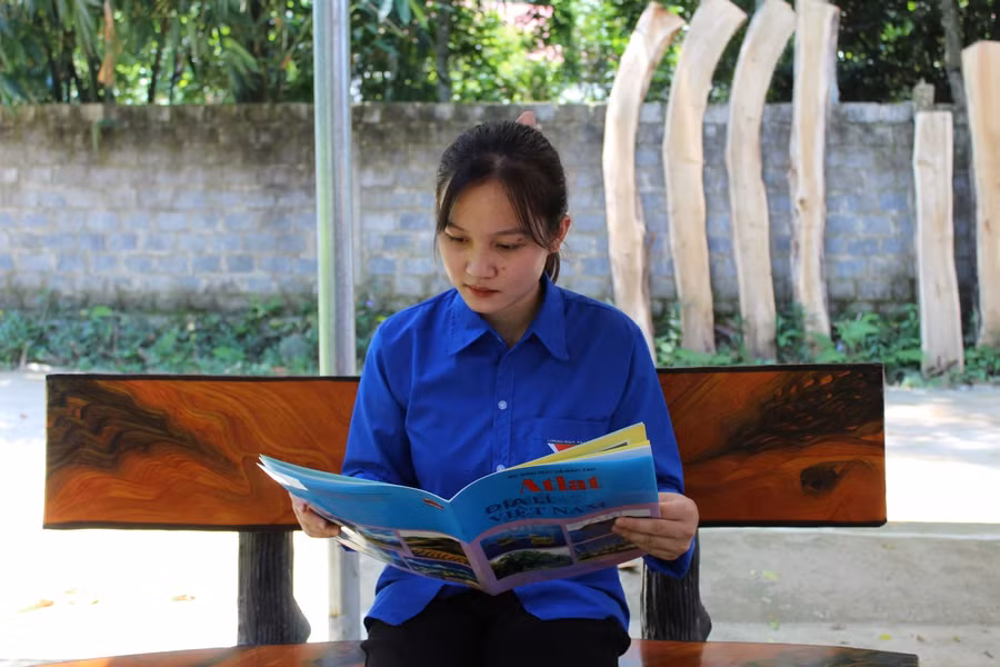 Nữ sinh Phạm Thị Thắm.