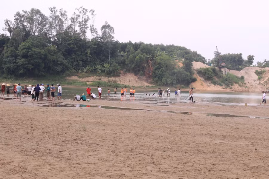 Khúc sông Lam nơi xảy ra sự việc thương tâm