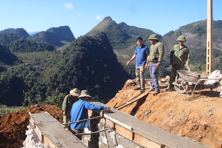 Đầu tư cải tạo, nâng cấp, xây dựng mới công trình phòng, chống thiên tai tại Điện Biên. Ảnh: Hải Yến