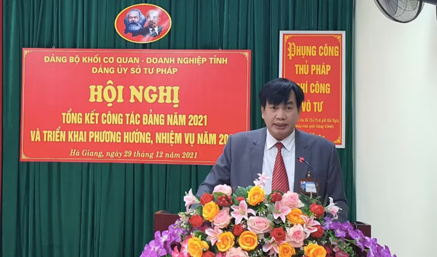 Ông Trần Hải Dương - Phó Giám đốc Sở Tư pháp tỉnh Hà Giang (Ảnh: Sở Tư pháp tỉnh Hà Giang).