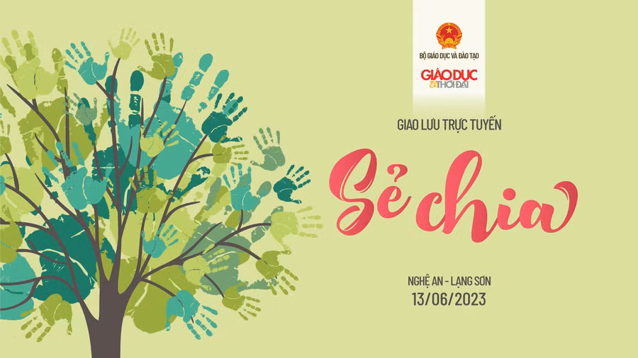 Giao lưu trực tuyến diễn ra trên Báo Giáo dục và Thời đại điện tử từ 9h00 đến 10h00 thứ Ba ngày 13/6/2023.