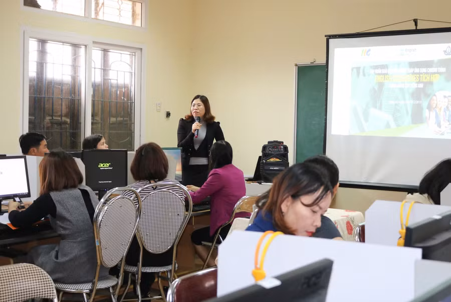 Tập huấn nâng cao năng lực giáo viên tiếng Anh tại Nghệ An