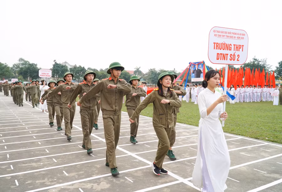 Tham gia Hội thao có hơn 600 học sinh đến từ 69 Trường THPT trên địa bàn tỉnh Nghệ An