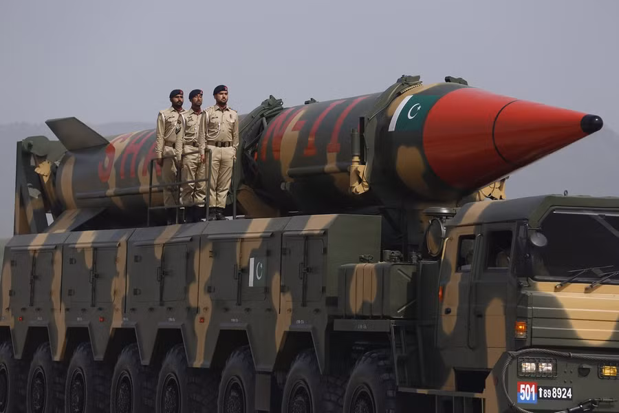 Tên lửa Shaheen-III của Pakistan có khả năng mang đầu đạn hạt nhân.