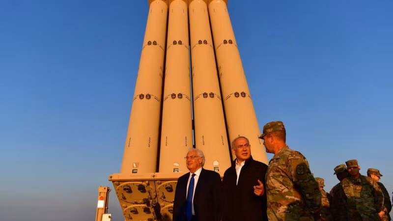 Hệ thống THAAD Mỹ triển khai tại Israel.