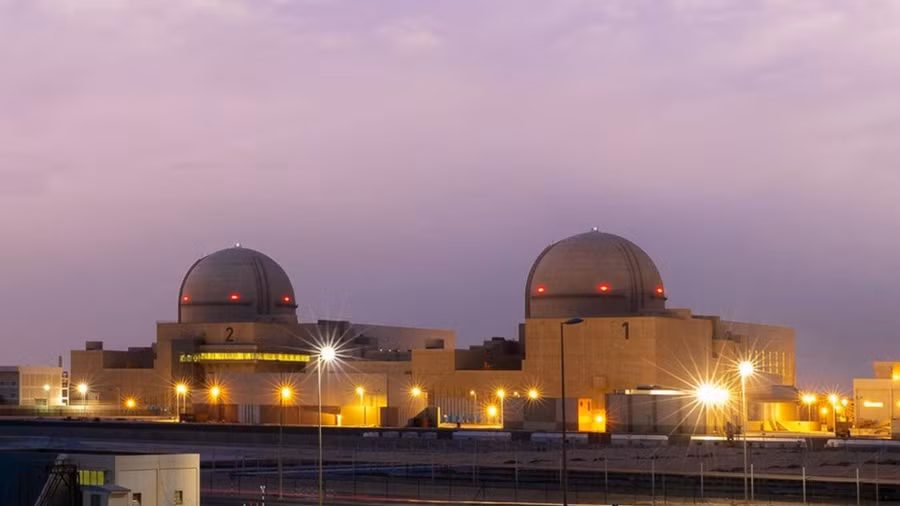 Nhà máy điện hạt nhân Barakah của UAE.