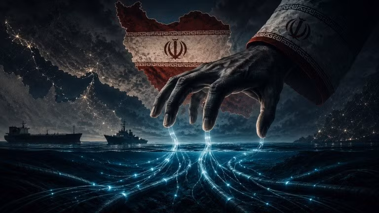 Các tuyến cáp ngầm đi qua eo biển Hormuz là phương tiện gây sức ép chiến lược của Iran.