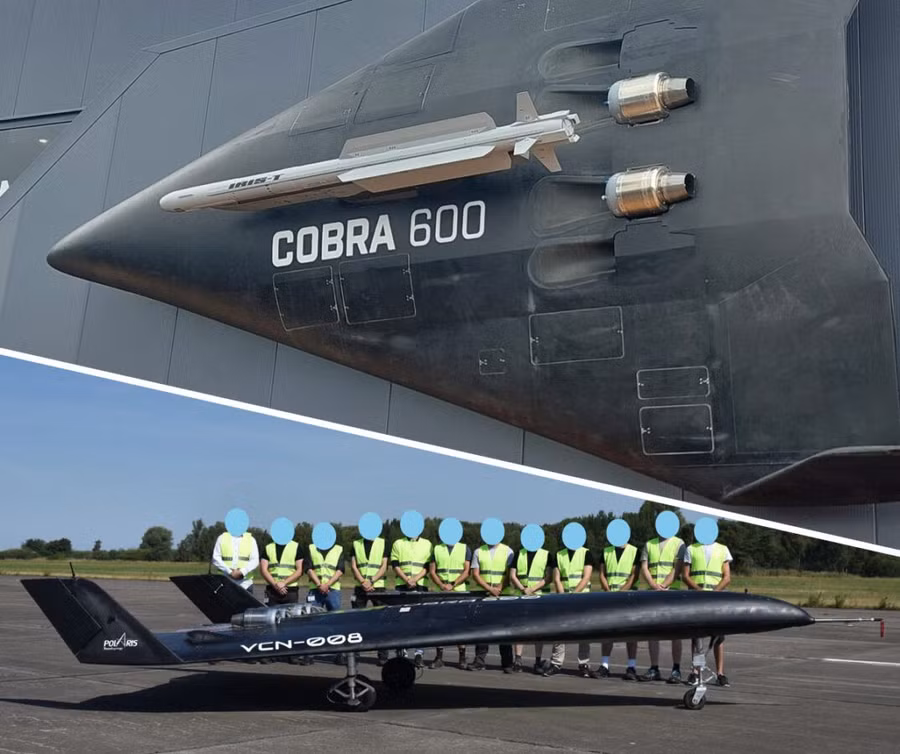 Đức công bố UAV đánh chặn phản lực Cobra 600.