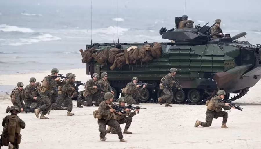 Lực lượng NATO trong một cuộc tập trận chung tại Ba Lan.