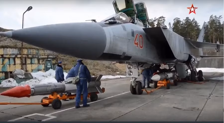Tiêm kích MiG-31 của Nga.