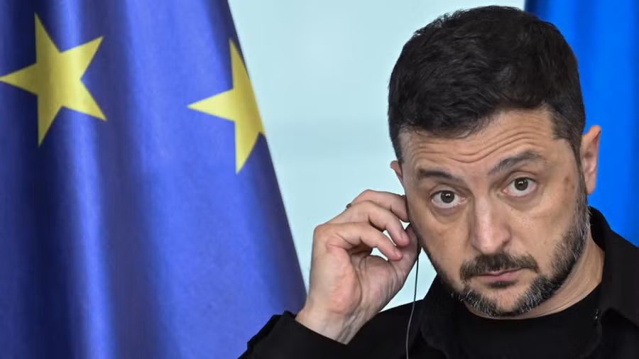 Tổng thống Ukraine Volodymyr Zelensky.