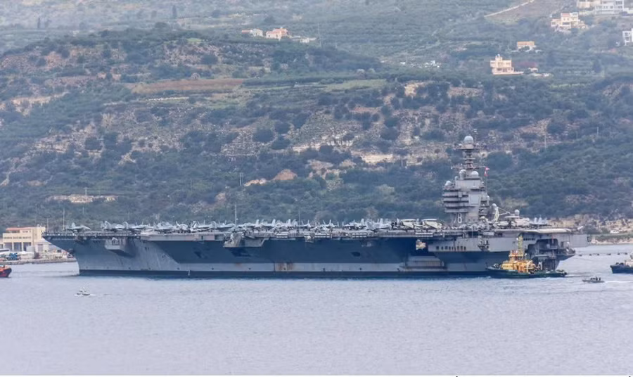Siêu tàu sân bay USS Gerald R. Ford.